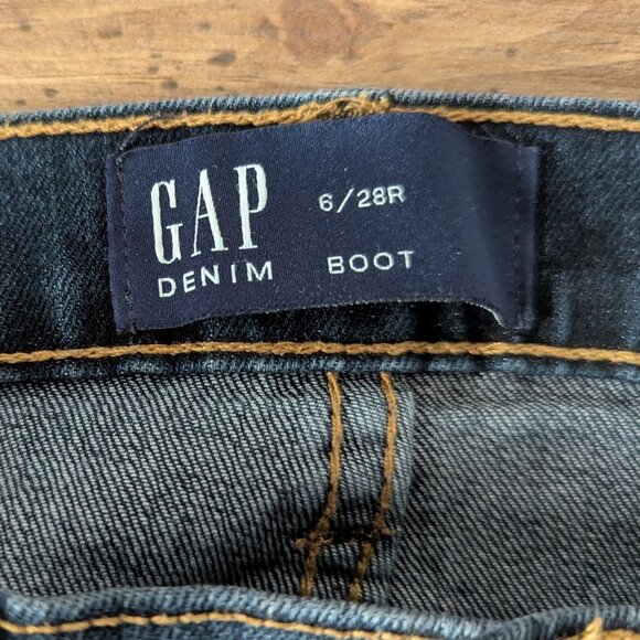 Gap Women's Boot Leg Jeans - Size 6R 28W - Picture 3 of 6